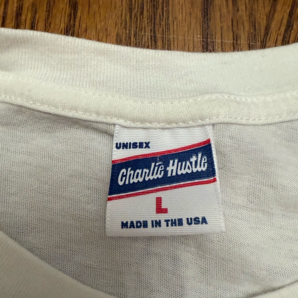 Charlie Hustle Bobby Witt Cream Graphic Tee - Picture 2 of 3